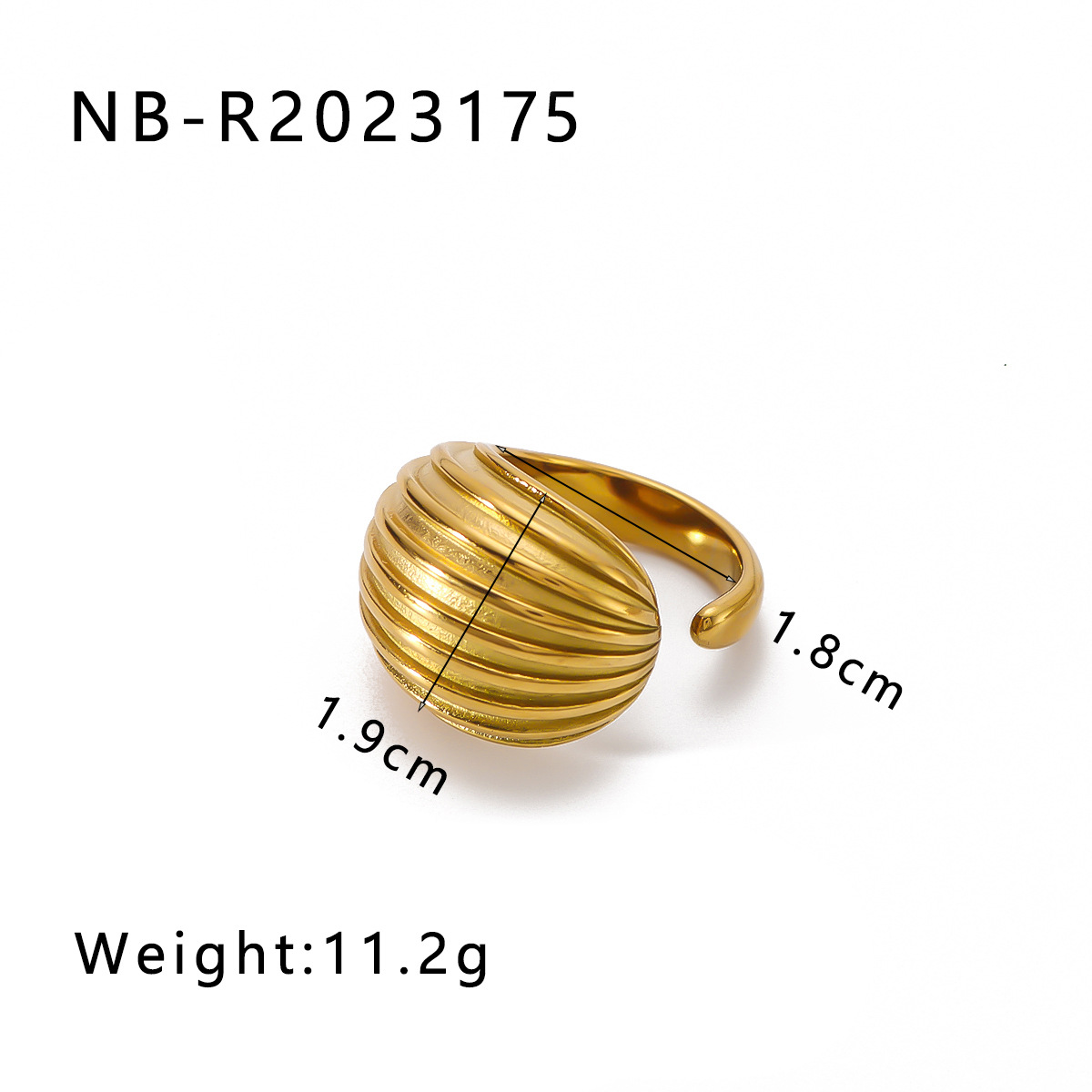 Geometric Wrap Ring For Women Designer Style Irregular Shape_voghion.com