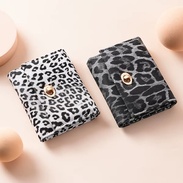 New Leopard Print Women's 70% off Wallet, Cross-Border Fashion Portable Large-Capacity Clutch Wallet, Cross-Border Supply