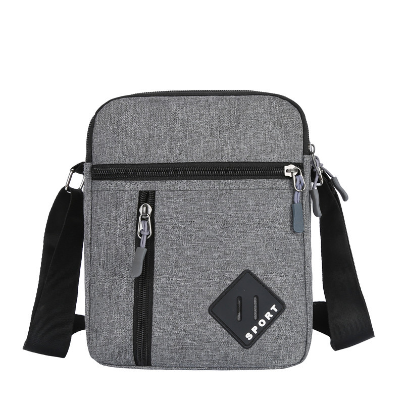 Bolso de pecho simple de tela Oxford al por mayor de fábrica, bolso de hombro informal para exteriores transfronterizo para hombre, nuevo bolso cruzado portátil para hombre