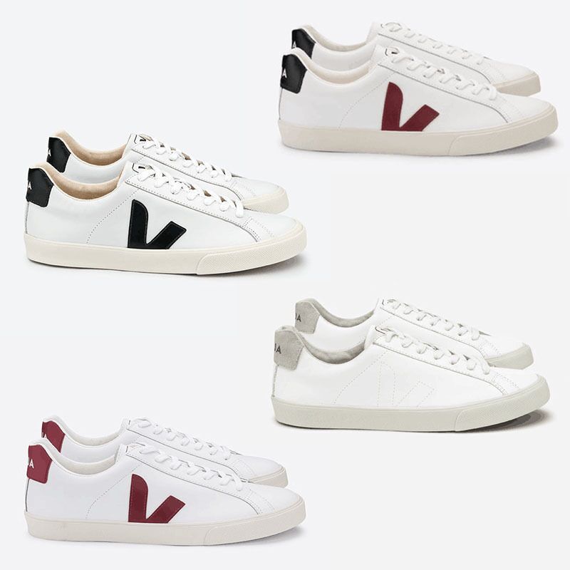 French Veja Esplar White Shoes Official Flagship Store Moral Training Shoes High-End Casual Sports Sneakers for Men and Women