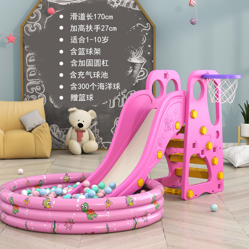 Juguetes de plástico engrosados para niños de 3 a 10 años pequeño hogar parque de atracciones interior hogar bebé bebé tobogán