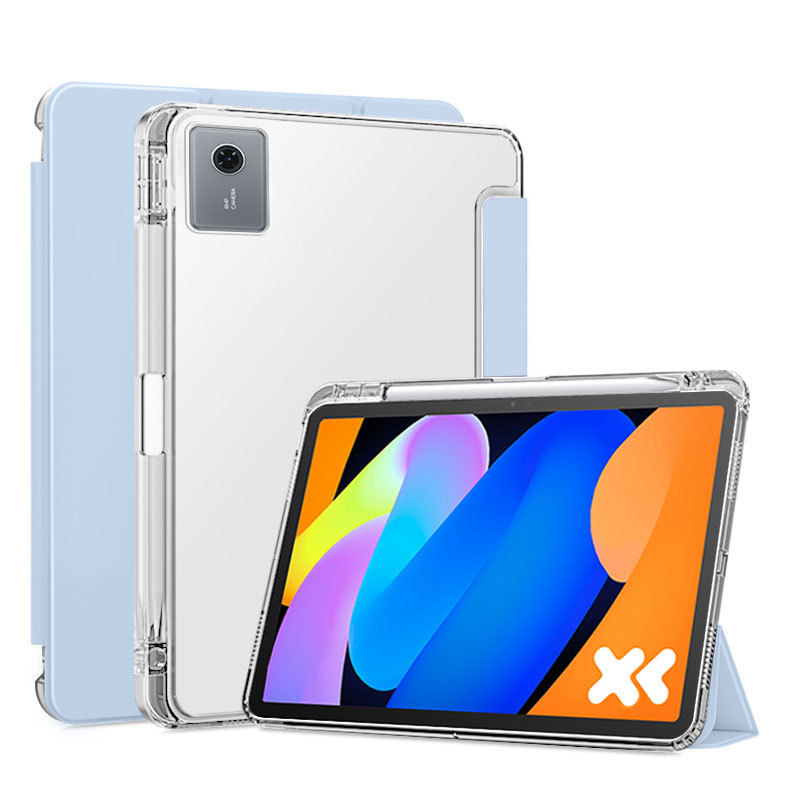 Suitable for 2025 Lenovo Ideatab11 Acrylic Full-Cover Protective Case M11 70% off Anti-Fall Stand Leather Case with Pen Slot
