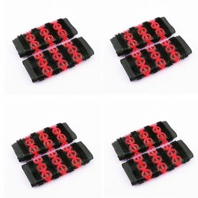 caterpillar design, non-slip rubber, thickened, Motorcycle Handle Cover - four-sets-of-red