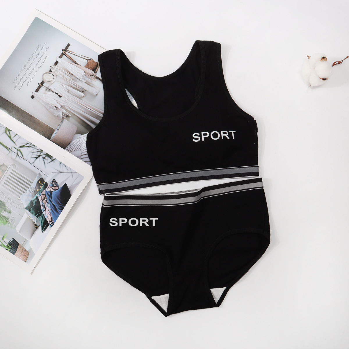 Chaleco de desarrollo de ropa interior para estudiantes de 12 - 16 años de edad, niños de secundaria y escuela secundaria, algodón puro sin anillo de acero, conjunto de sujetadores para niñas