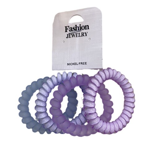 Phone charm, circle charm, sandalwood mermaid pearl jelly combination hair tie, thick wire bracelet, dual-use hair tie, invisible hair accessory