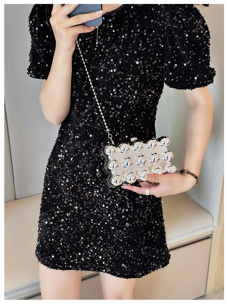 Acrylic bag 2025 New style, European and American cross-border single-shoulder fashionable design women's chain box bag undefined