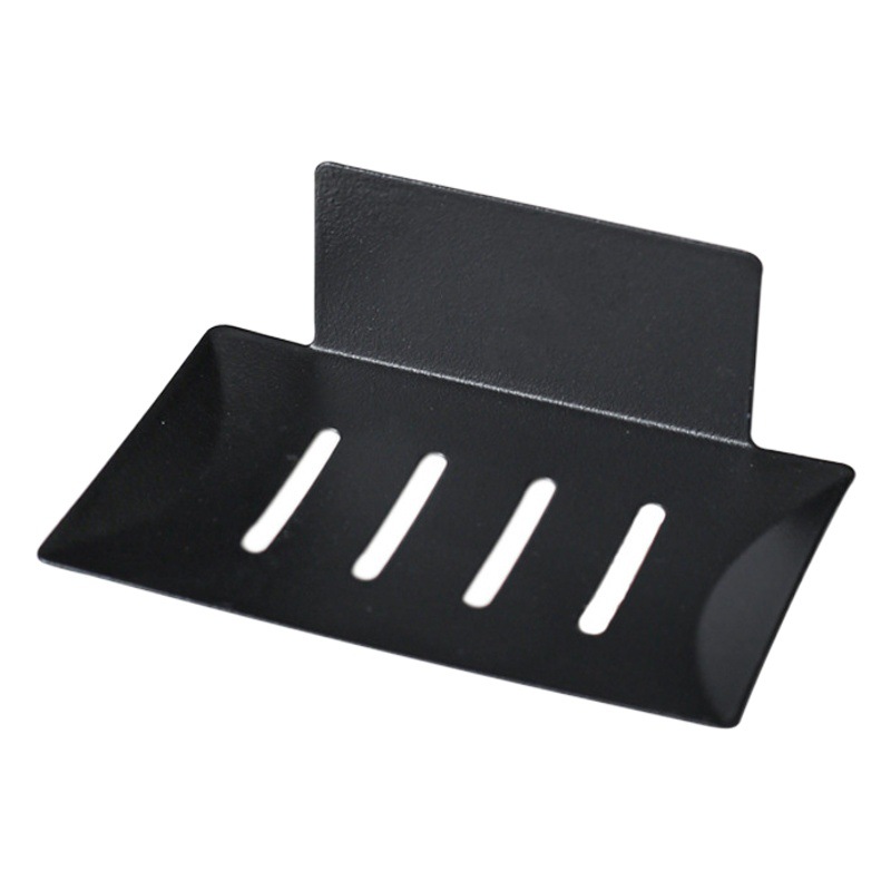 Caja de jabón transfronteriza de Amazon sin perforar plato de jabón de drenaje montado en la pared baño caja de almacenamiento de jabón doméstico