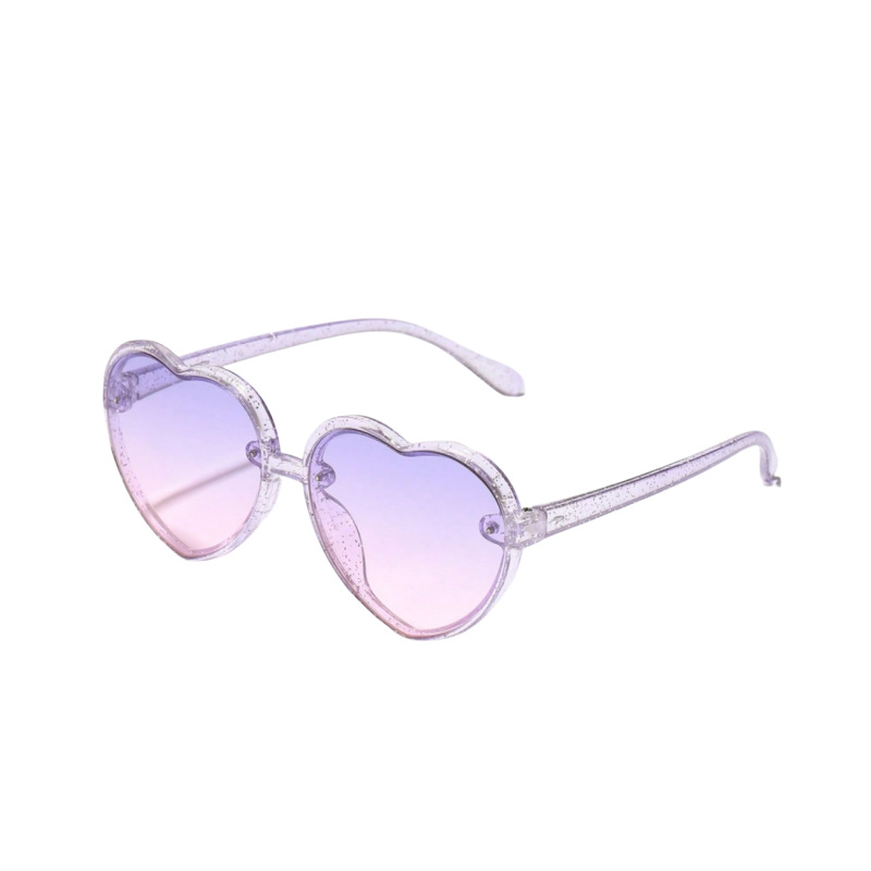 Nuevas gafas de sol infantiles personalizadas de Raine, estilo coreano retro, con montura en forma de corazón y diseño de abejita, gafas de sol infantiles a la moda.