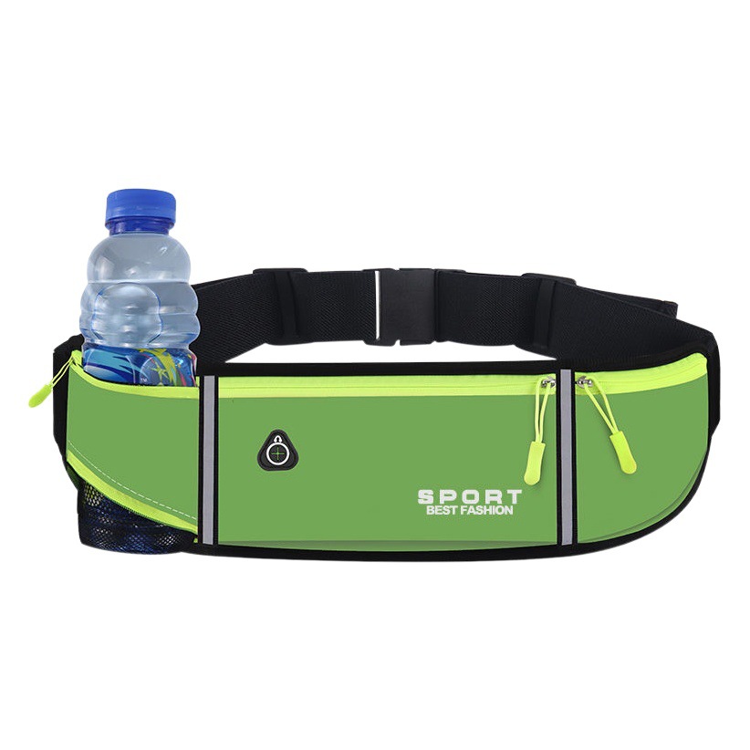 Outdoor 2025 New Canvas Sports Waist Bag Running Phone Bag Multifunctional Close-Fitting Waterproof Belt Bag Water Bottle Bag