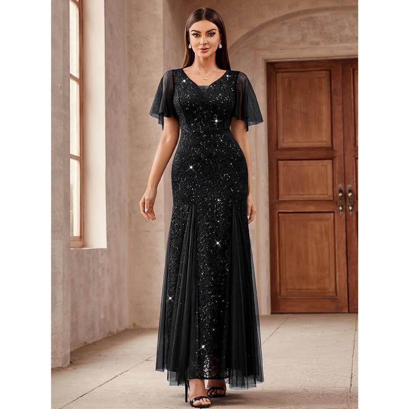 Q7822 亚马逊速卖通款 Bridesmaid Dresses 跨境代发新款|undefined
