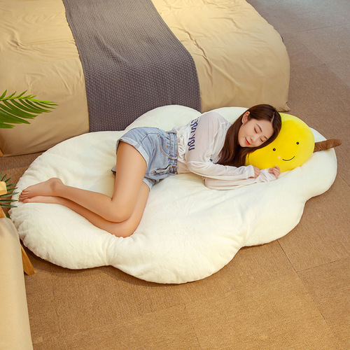 ins poached egg tatami can sit on the floor cushion cushion lazy home bedroom floor on the ground bay window thickened soft