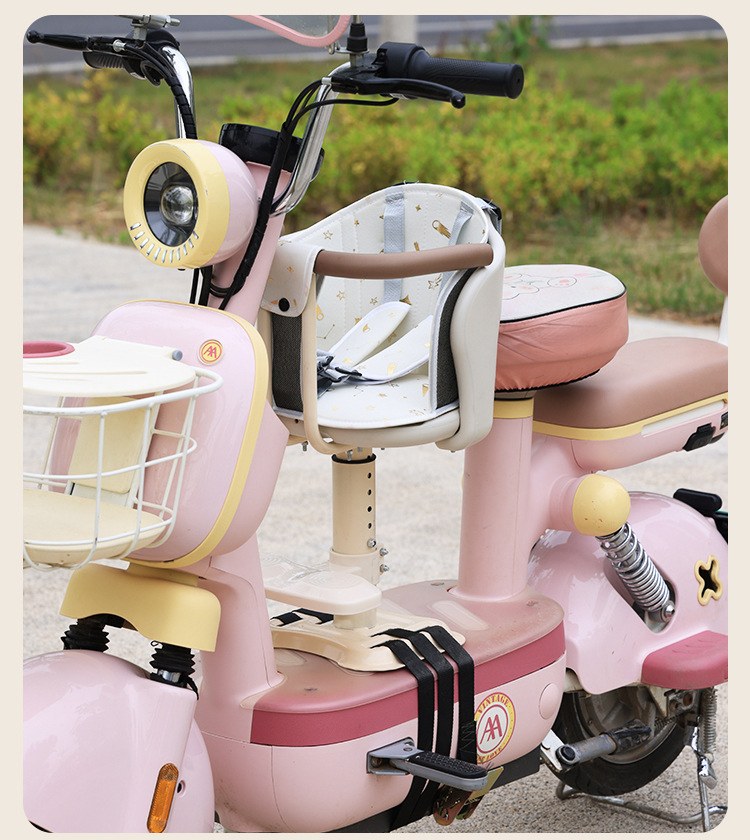 Electric Vehicle Front-Mounted Baby/Child Safety Seat for Electric Bikes, Motorcycles, and Scooters