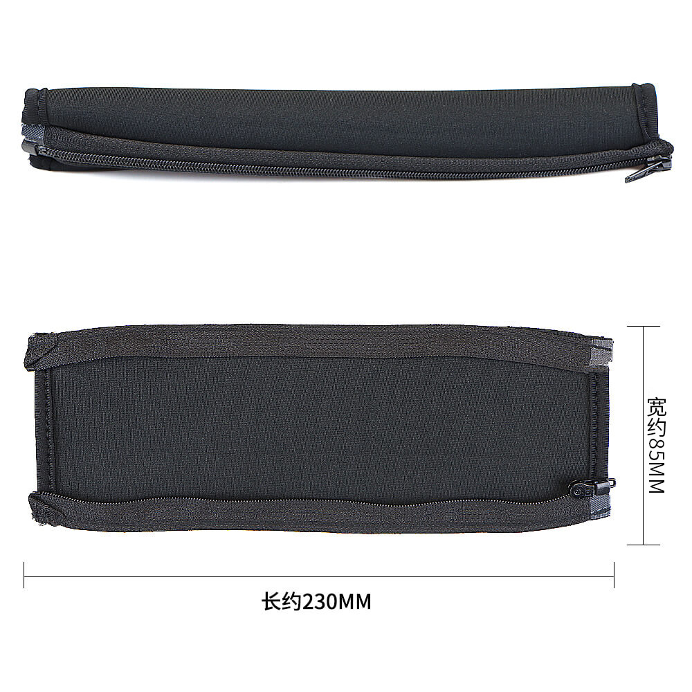 Cubierta de polvo no desechable tela de seda de hielo elástica a prueba de polvo a prueba de sudor auriculares orejeras cubierta protectora de la viga de la cabeza