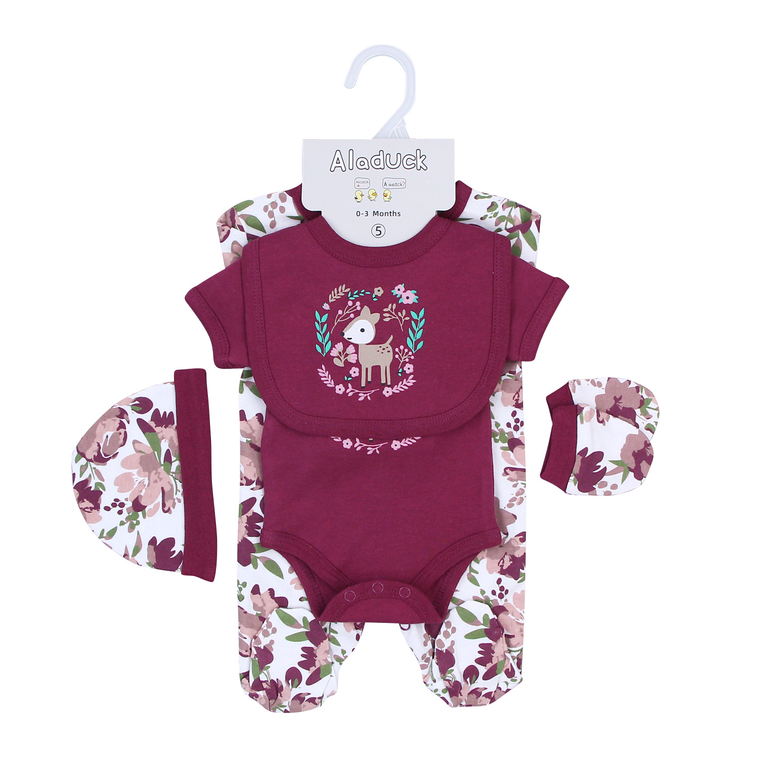 Conjunto de ropa para recién nacido, pelele de algodón puro, mono para bebé, ropa de bebé, ropa infantil transfronteriza europea y americana