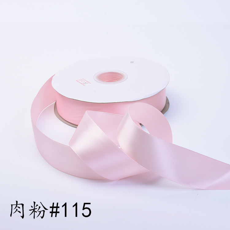 Fábrica directa de 3.8CM cinta de cifrado unilateral mano rosa cinta caja de regalo de flores envases accesorios de ropa