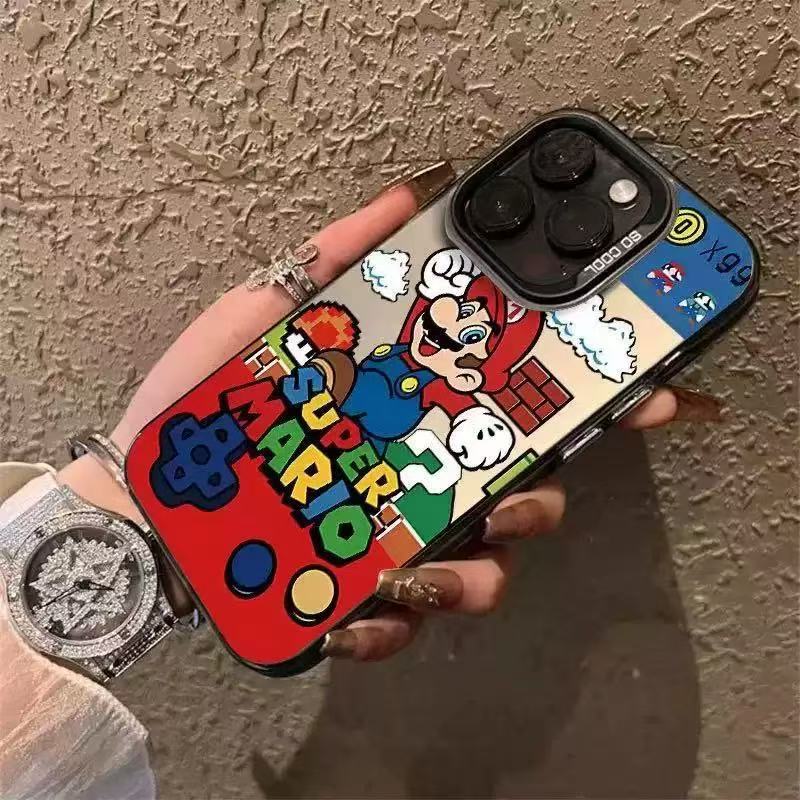 Suitable for Retro Games Mario Apple 16Plus Mobile Phone Case Iphone17Promax Hard Case 14/13/Men Suitable for Retro Games Mario Apple 16Plus Mobile Phone Case Iphone17Promax Hard Case 14/13/Men