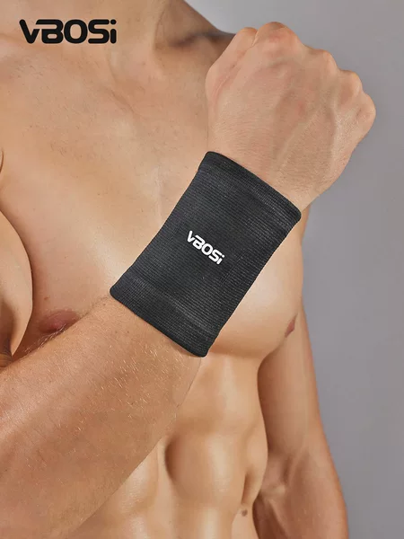 Sports Wristbands, Elastic Knitted Breathable Compression Wristbands, Badminton Office Wrist Protectors, Outdoor Basketball Wristbands Wholesale