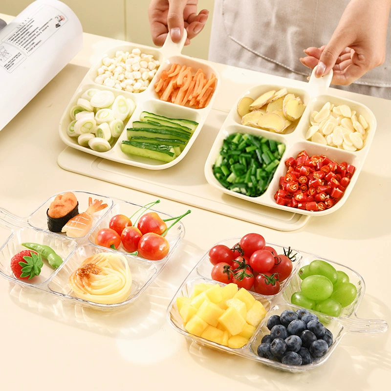 ✅Meal prep plate wall mount hot pot sauce dish soy sauce dipping sauce condiment pantry kitchenware condiment dish partition small plate