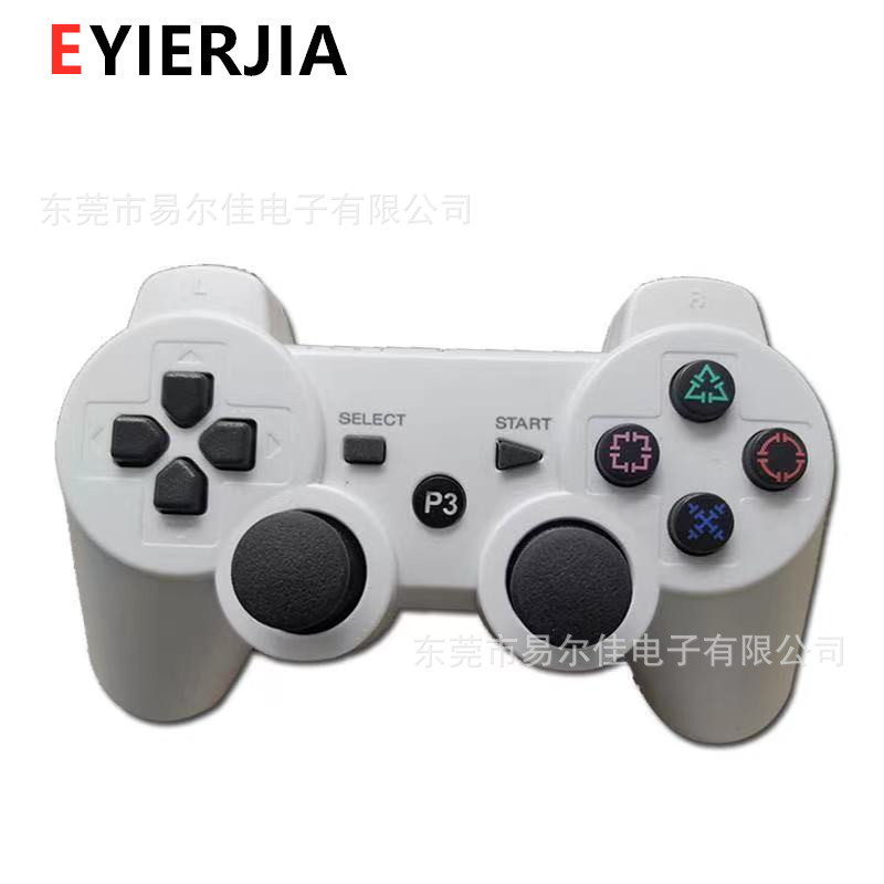 Mango PS3 transfronterizo al por mayor de fábrica doble vibración doble caballo botón de copo de nieve PS3 mango de juego inalámbrico Bluetooth