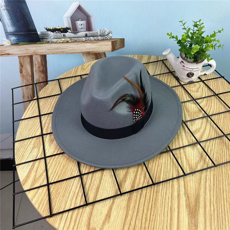 Sombrero de Gala de Ala Ancha para Primavera y Otoño image 8
