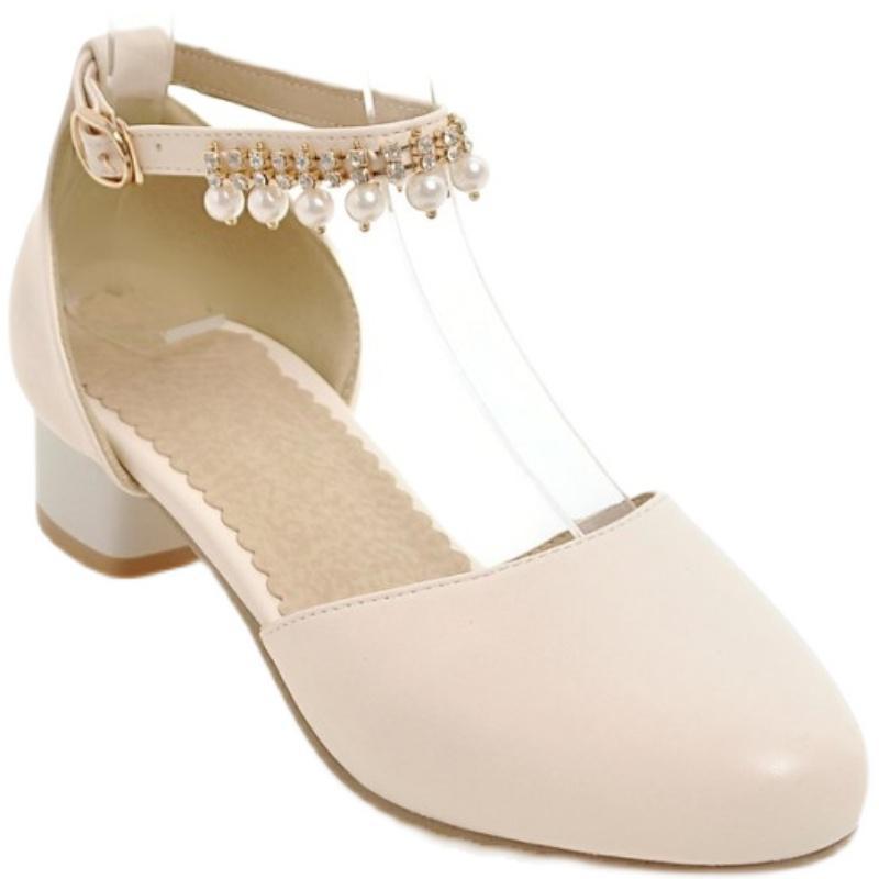 Sandalias de las muchachas del verano nuevo 2022 niña media y grande zapatos los niños desfile princesa Rosa tacones altos