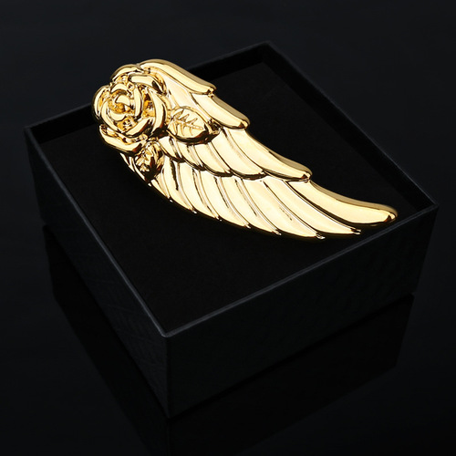 Men's golden fashion tie clip business formal wedding simple men's and women's pin Korean style suit security tie clip