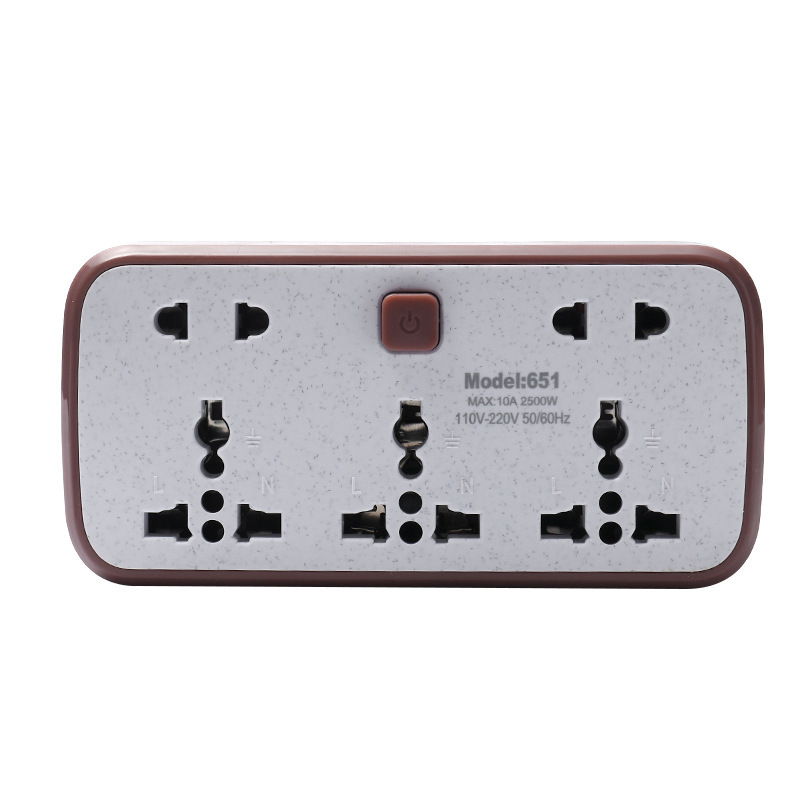 653 # USB tres interruptores separados enchufe de conexión Dubai Dubaiconverter