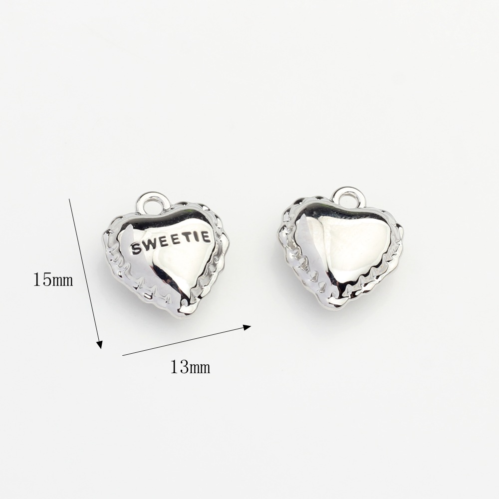 10 PCS/Package Alloy Rhinestones Plating Inlay Pendant display picture 9