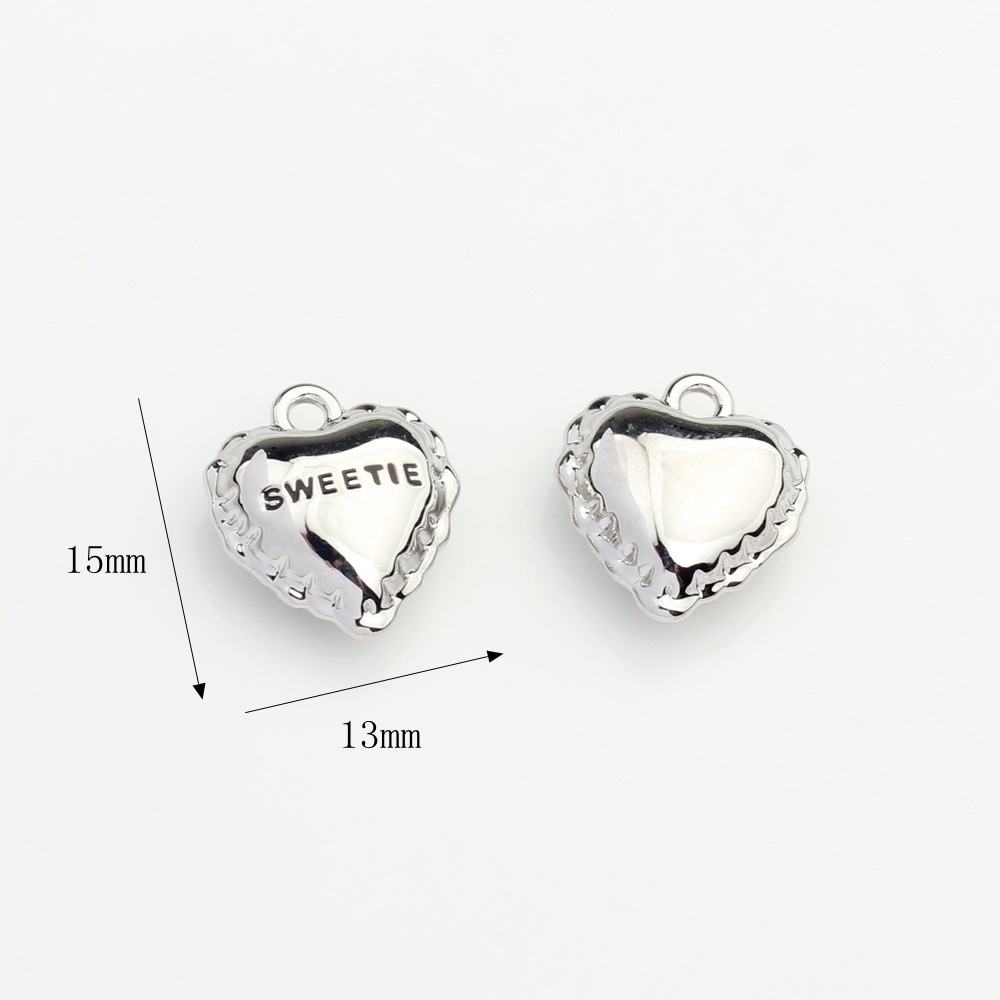 50g Weight Pendant Jewelry Making Type Rhinestones Inlay Material DIY Jewelry Accessories Classification 10 PCS/Package Quantity Alloy Material Star, Heart Shape Pattern Plating, Inlay Design Simple Style Style 10 PCS/Package Alloy Rhinestones Star Heart Shape Pendant 8
