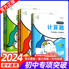 24版一起同学几何函数计算题应用题英语语法词汇作文初中专项突破