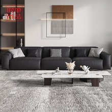 豆腐块极简沙发意式北欧布艺直排客厅简约乳胶木布现代可移动科技