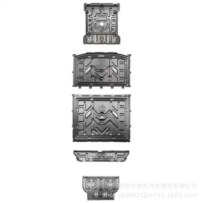Underbody protection plate/engine baffle — Xpeng P7/X9/G6/G7/G9/Mona M03 Chassis - aluminum-magnesium-alloy-dark-gold-25-units-of-the-xpeng-g6