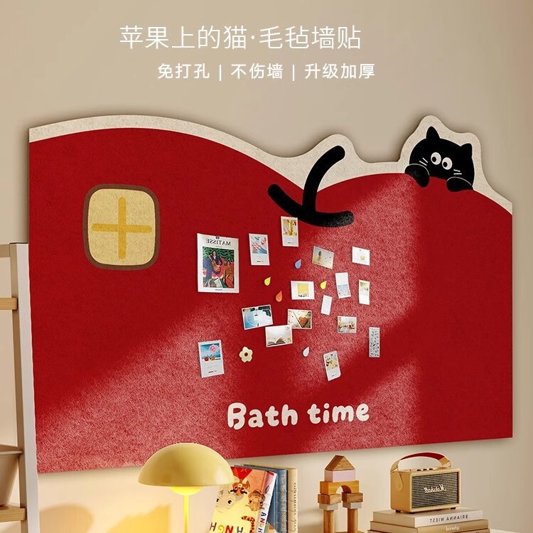 Cartoon-Shaped Self-Adhesive Felt Wall Stickers Kindergarten Three-Dimensional Display Board Corporate Culture Display Board Entryway Foyer Cartoon-Shaped Self-Adhesive Felt Wall Stickers Kindergarten Three-Dimensional Display Board Corporate Culture Display Board Entryway Foyer