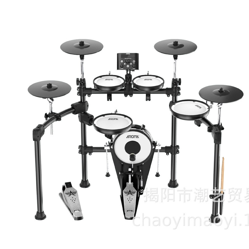 AROMA TDX-10 /15 tambor electrónico profesional batería portátil de silicona tambor eléctrico tambor de jazz