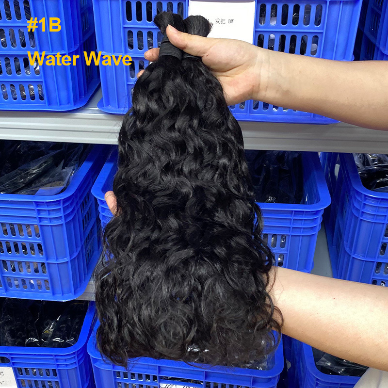 Extensiones de Cabello Humano 12A de Cabello Real Tejido a Mano para Mujeres