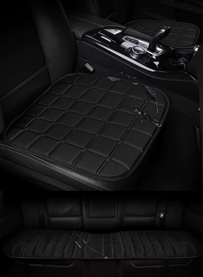 Multi-function pad, Heated Seat Cushion, Car - driving-exit-with-right-hand-built-in-temperature-control-square-cushion-without-backrest-single-seat-black