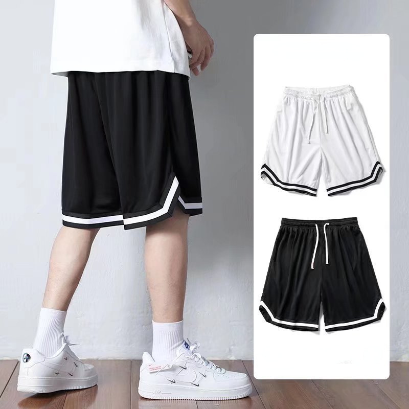Basketball Shorts Men's Sports Loose Fashion Brand Boys Quick-drying American Men's Ice Silk Beach Fitness Shorts Basketball Shorts Men's Sports Loose Fashion Brand Boys Quick-drying American Men's Ice Silk Beach Fitness Shorts
