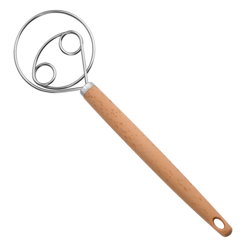 New Stainless Steel Manual Dough Mixer and Kneading Tool, Non-Stick Dough Kneading and Mixing Tool