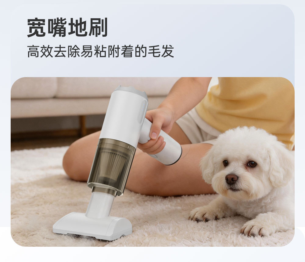 Cross-border high-power super-strong suction car vacuum cleaner, flashlight, window breaker, wireless compact car vacuum and blower combo