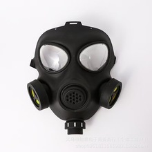 跨境万圣节道具生化危机排汗防雾双风鼓防毒真人CS野战透气面具