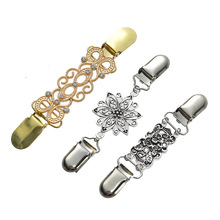 跨境爆款复古衬衫夹女士时尚披肩围巾夹毛衣连衣裙开衫领夹批发