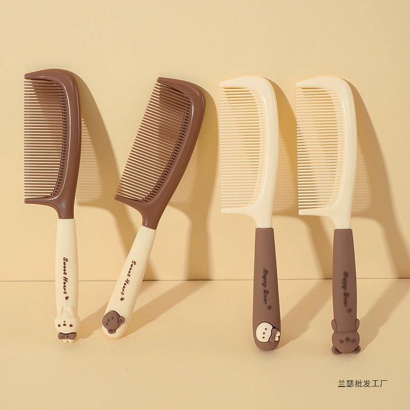 Симпатичная и красивая расческа для женщин, длинные волосы, домашняя девушка, портативная антистатическая детская пластиковая расческа для выпрямления волос