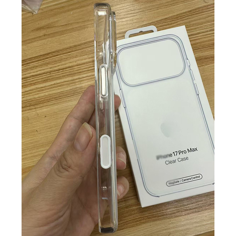适用苹果17透明手机壳官方iphone17ProMax磁吸动画套带ai拍照按键|undefined