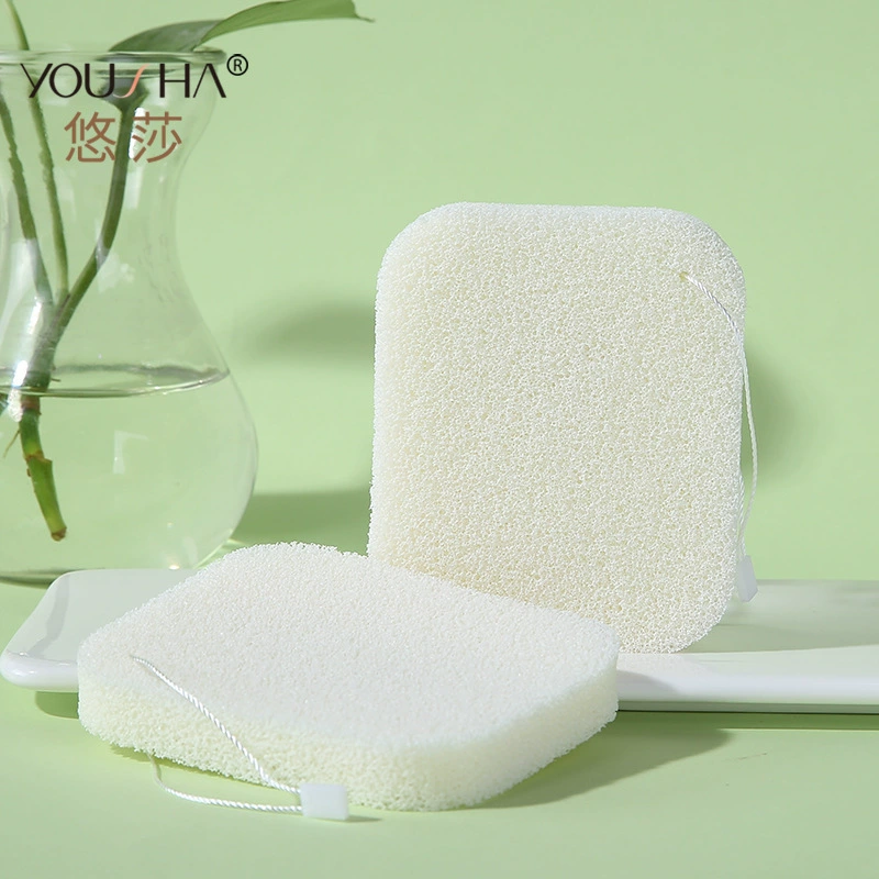 Yisha производителя оптовых продаж две крошки умываются лицами и плескаются водой - на водной основе полиуретановая чистая пудровая кисточка для макияжа подушечки yb086