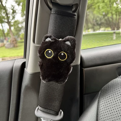 Hot-Selling New Model Black Cat: Seat belt shoulder pad - ice-silk-shoulder-pad-black-cat-single-pack-high-quality-model-25x8x5cm46g