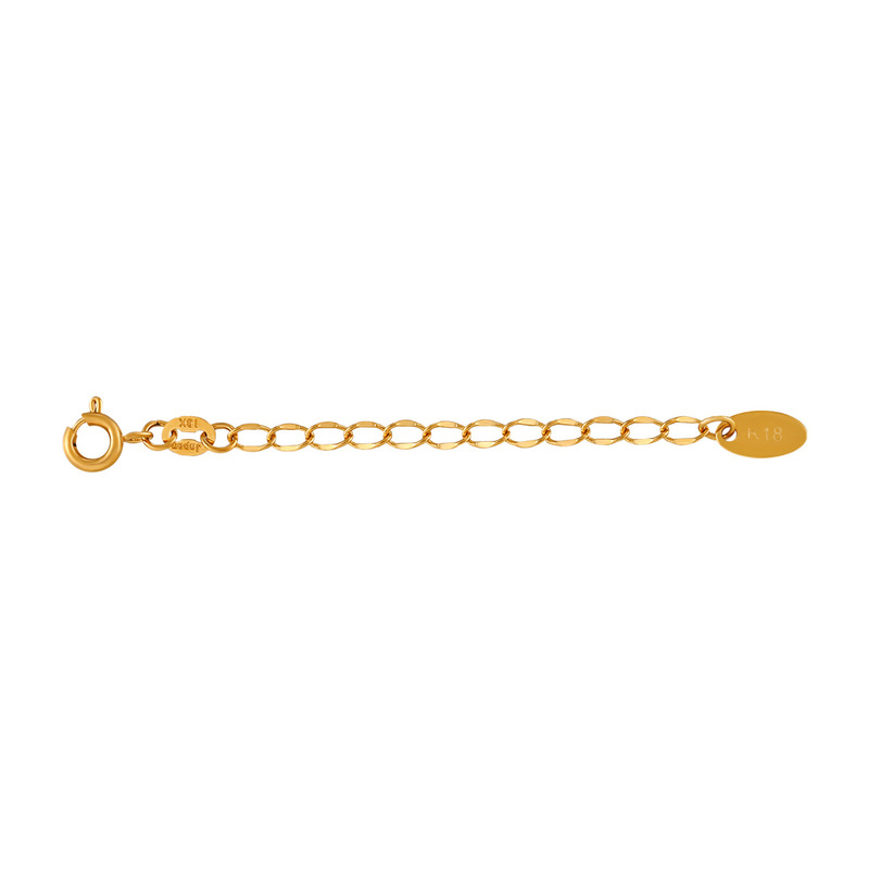 延長チェーン卸売 18 K ステンレス鋼レタリング 5 センチメートルテールチェーンロブスタークラスプ W バックル diy ネックレスブレスレットジュエリーアクセサリー|undefined