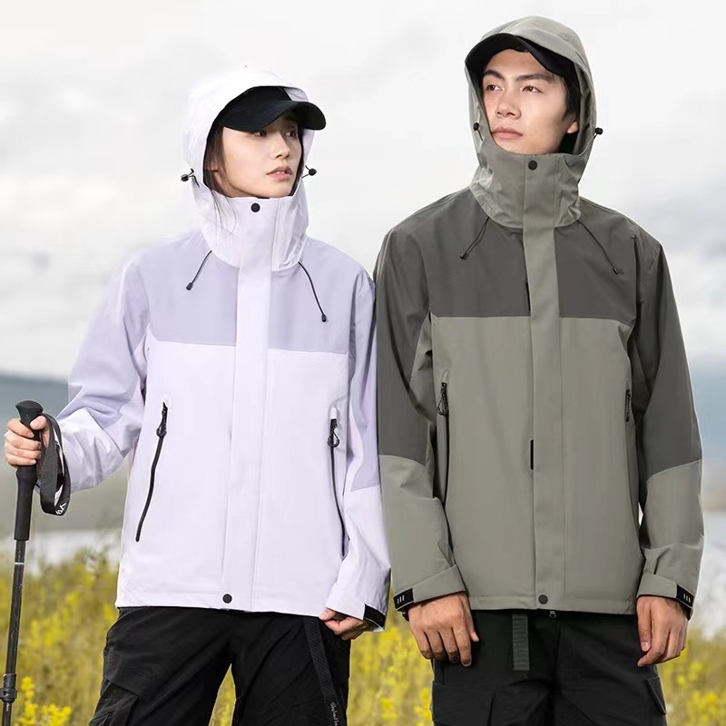 全熱封三合一突撃服男オーダーメード印logo屋外防風掴み毛二点セット入蔵登山服女|undefined