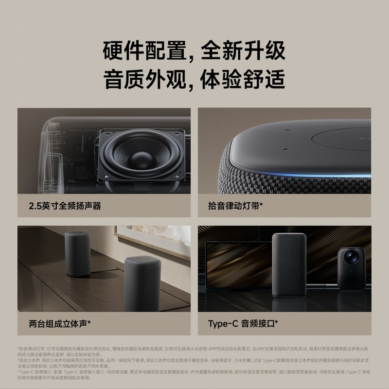 MijiaスマートスピーカーPro、小愛同学AI大型モデルスピーカー、赤外線リモコン、家庭用スマート版に適用|undefined