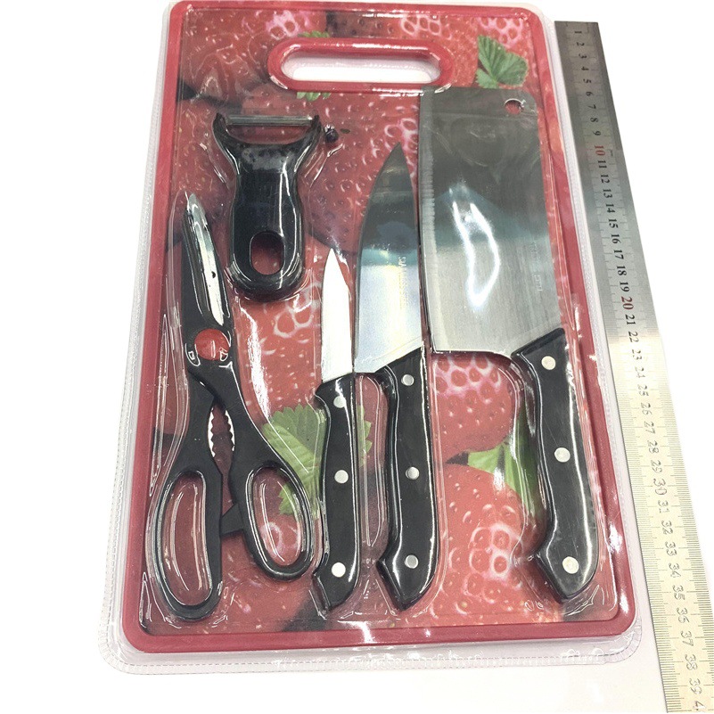 Juego de Cuchillos de Cocina de Acero Inoxidable para el Hogar