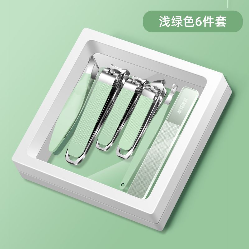 Herramientas de corte de uñas oblicuas de pie de uñas caseras cuchillo plano conjunto de cuchillo pinzas de uñas damas image 9